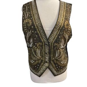 Bali Chic Beaded Vest One Size